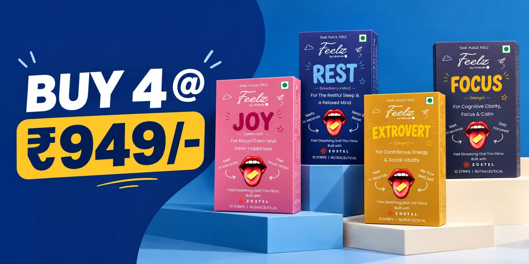 FEELZ bundle — all four moods for ₹949
